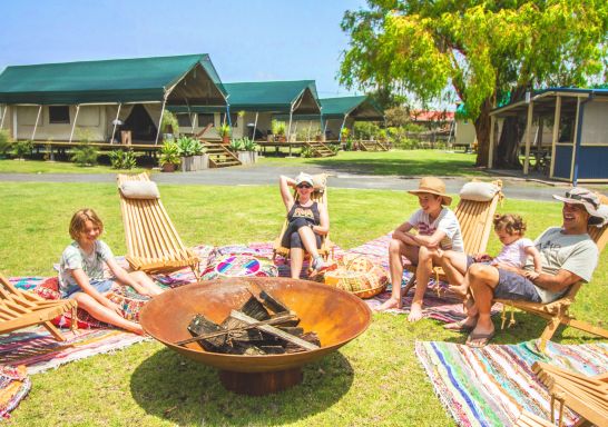 Communal Fire Pit at South Coast Retreat in Culburra Beach, Jervis Bay & Shoalhaven